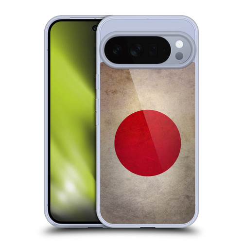 Head Case Designs Football Grunge Country Flags 1 Japan Japanese Nippon Nisshoki Soft Gel Case for Google Pixel 10 Pro XL