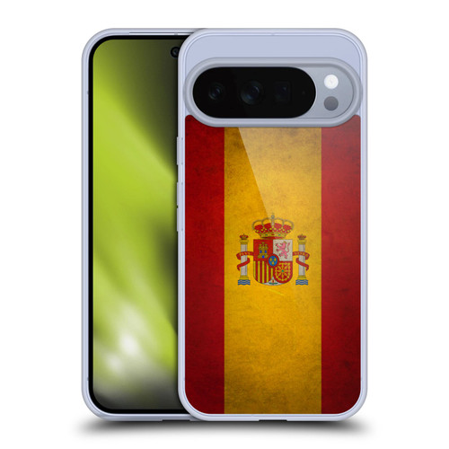 Head Case Designs Football Grunge Country Flags 1 Spain Spanish España Soft Gel Case for Google Pixel 10 Pro XL