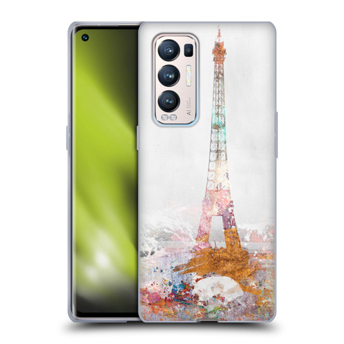 Aimee Stewart Landscapes Paris Color Splash Soft Gel Case for OPPO Find X3 Neo / Reno5 Pro+ 5G