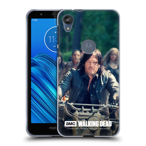 AMC The Walking Dead Daryl Dixon Bike Ride Soft Gel Case for Motorola Moto E6