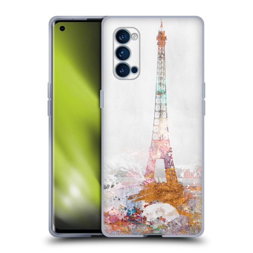 Aimee Stewart Landscapes Paris Color Splash Soft Gel Case for OPPO Reno 4 Pro 5G