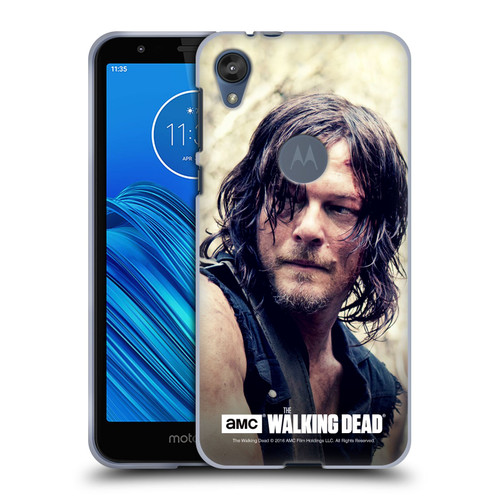 AMC The Walking Dead Daryl Dixon Half Body Soft Gel Case for Motorola Moto E6