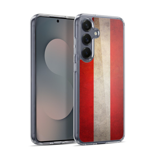 Head Case Designs Football Grunge Country Flags 1 Austria Austrian Österreich Soft Gel Case for Samsung Galaxy S25+ & MagSafe