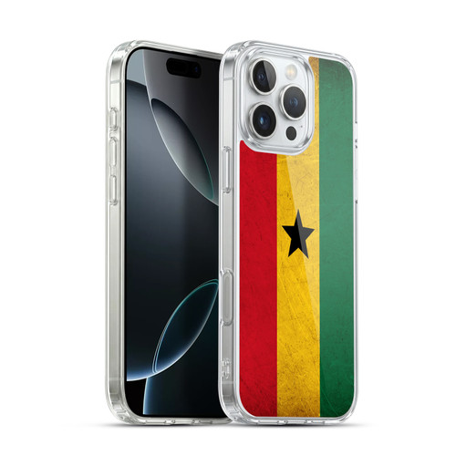 Head Case Designs Football World Flags Ghana Ghanaian Ghana Soft Gel Case for Apple iPhone 16 Pro Max & MagSafe