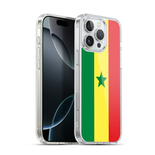 Head Case Designs Football World Flags Senegal Senegalese Sénégal Soft Gel Case for Apple iPhone 16 Pro Max & MagSafe