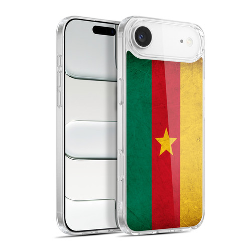 Head Case Designs Football World Flags Cameroon Cameroonian Vintage Soft Gel Case for Apple iPhone 17 Air