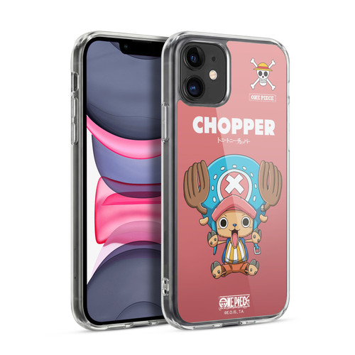One Piece Graphic Art Chopper Soft Gel Case for Apple iPhone 11