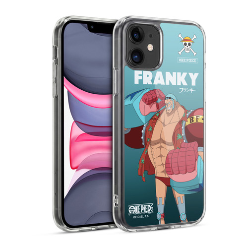 One Piece Graphic Art Franky Soft Gel Case for Apple iPhone 11