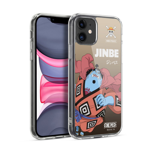 One Piece Graphic Art Jinbe Soft Gel Case for Apple iPhone 11