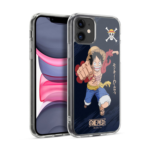 One Piece Graphic Art Luffy Soft Gel Case for Apple iPhone 11