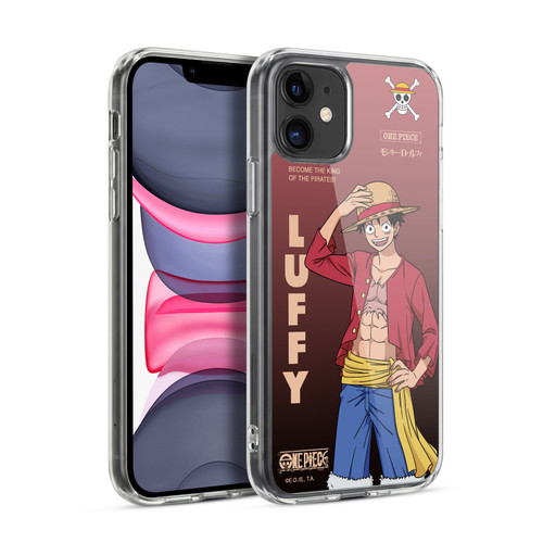 One Piece Graphic Art Monkey D. Luffy Soft Gel Case for Apple iPhone 11