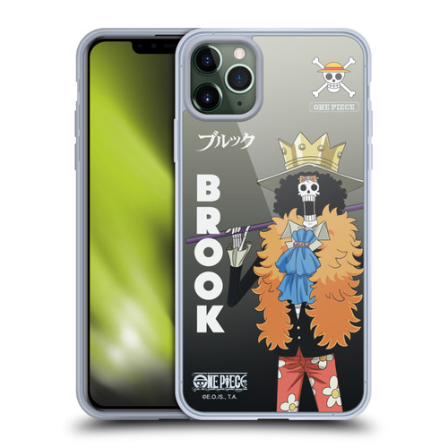 One Piece Graphic Art Brook Soft Gel Case for Apple iPhone 11 Pro Max
