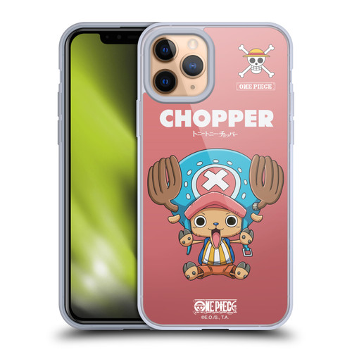 One Piece Graphic Art Chopper Soft Gel Case for Apple iPhone 11 Pro