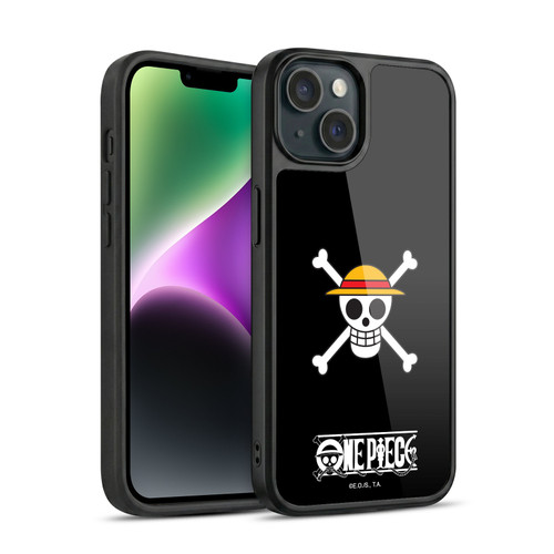 One Piece Graphic Art Classic Crew Logo Gel Armour Case For Apple iPhone 14