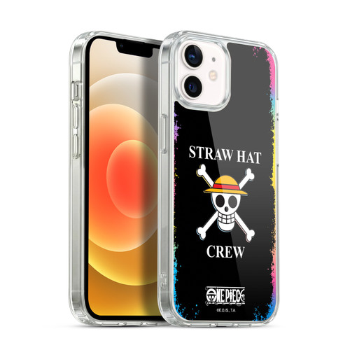 One Piece Graphic Art Colourful Crew Logo Soft Gel Case for Apple iPhone 12 / iPhone 12 Pro