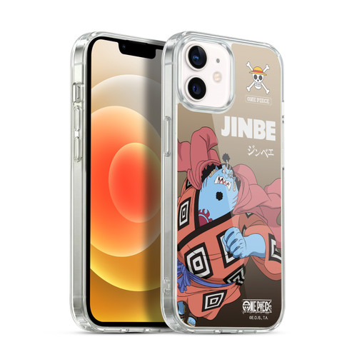 One Piece Graphic Art Jinbe Soft Gel Case for Apple iPhone 12 / iPhone 12 Pro