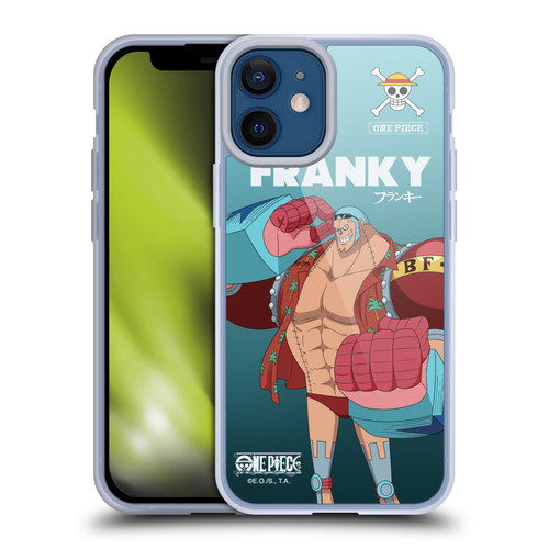 One Piece Graphic Art Franky Soft Gel Case for Apple iPhone 12 Mini