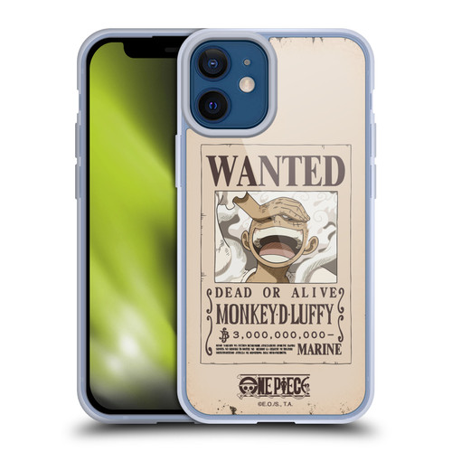 One Piece Graphic Art Luffy Gear 5 Poster Soft Gel Case for Apple iPhone 12 Mini