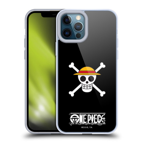 One Piece Graphic Art Classic Crew Logo Soft Gel Case for Apple iPhone 12 Pro Max