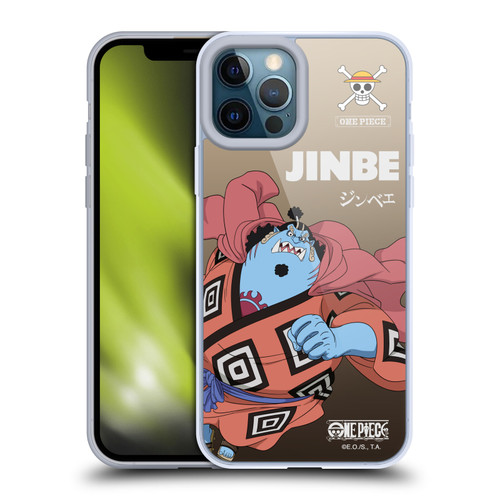 One Piece Graphic Art Jinbe Soft Gel Case for Apple iPhone 12 Pro Max