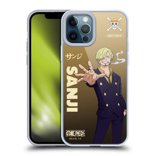 One Piece Graphic Art Sanji Soft Gel Case for Apple iPhone 12 Pro Max