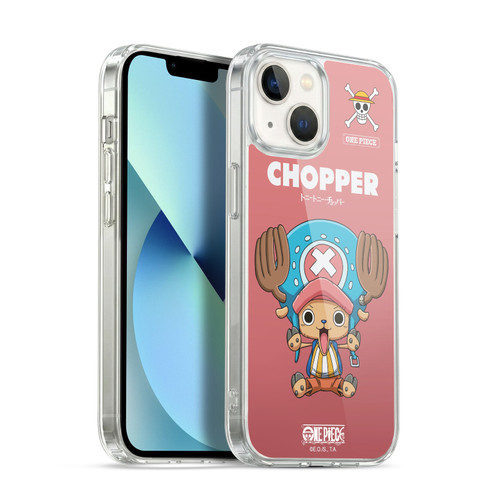 One Piece Graphic Art Chopper Soft Gel Case for Apple iPhone 13