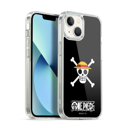 One Piece Graphic Art Classic Crew Logo Soft Gel Case for Apple iPhone 13