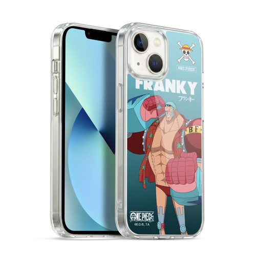 One Piece Graphic Art Franky Soft Gel Case for Apple iPhone 13