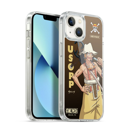 One Piece Graphic Art Usopp Soft Gel Case for Apple iPhone 13