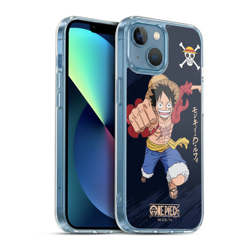 One Piece Graphic Art Luffy Soft Gel Case for Apple iPhone 13 Mini & MagSafe