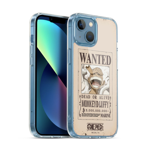 One Piece Graphic Art Luffy Gear 5 Poster Soft Gel Case for Apple iPhone 13 Mini