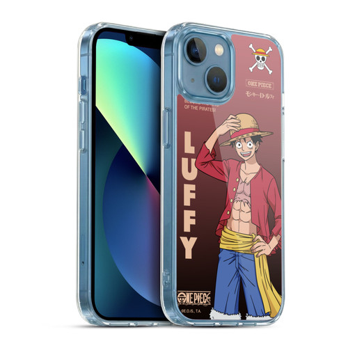 One Piece Graphic Art Monkey D. Luffy Soft Gel Case for Apple iPhone 13 Mini & MagSafe