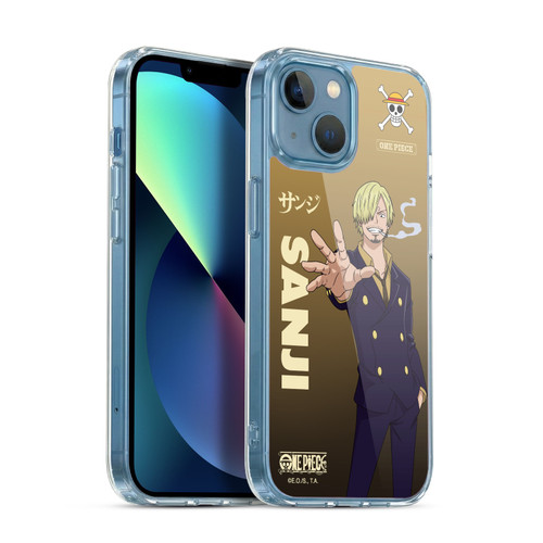 One Piece Graphic Art Sanji Soft Gel Case for Apple iPhone 13 Mini