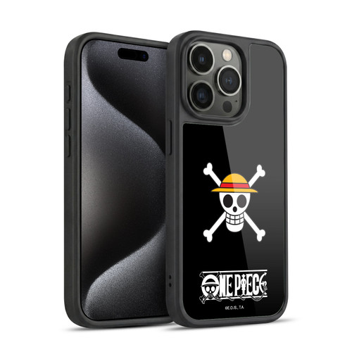 One Piece Graphic Art Classic Crew Logo Gel Armour Case For Apple iPhone 15 Pro