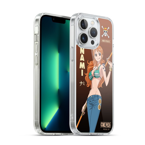 One Piece Graphic Art Nami Soft Gel Case for Apple iPhone 13 Pro Max