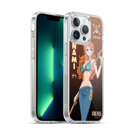 One Piece Graphic Art Nami Soft Gel Case for Apple iPhone 13 Pro Max & MagSafe