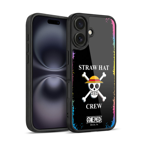 One Piece Graphic Art Colourful Crew Logo Gel Armour Case For Apple iPhone 16