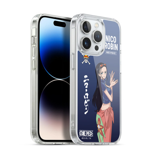 One Piece Graphic Art Nico Robin Soft Gel Case for Apple iPhone 13 Pro & MagSafe