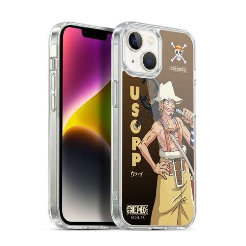 One Piece Graphic Art Usopp Soft Gel Case for Apple iPhone 14