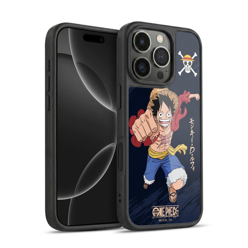 One Piece Graphic Art Luffy Gel Armour Case For Apple iPhone 16 Pro
