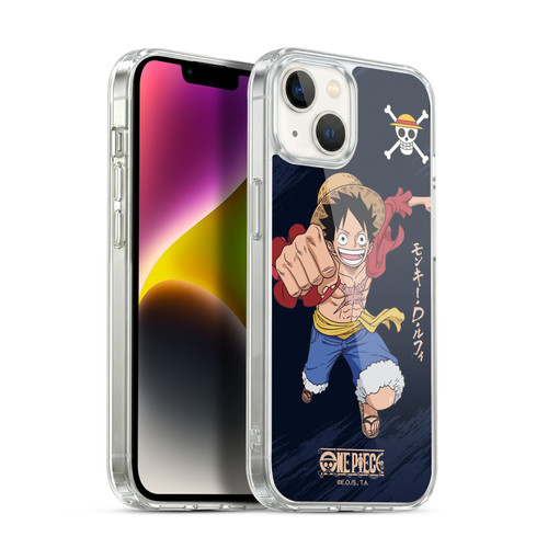 One Piece Graphic Art Luffy Soft Gel Case for Apple iPhone 14 Plus & MagSafe