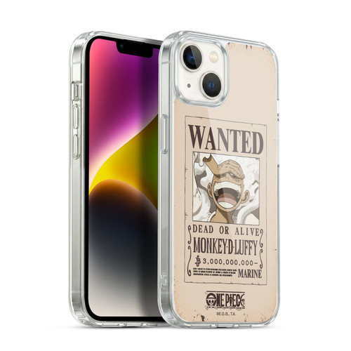 One Piece Graphic Art Luffy Gear 5 Poster Soft Gel Case for Apple iPhone 14 Plus