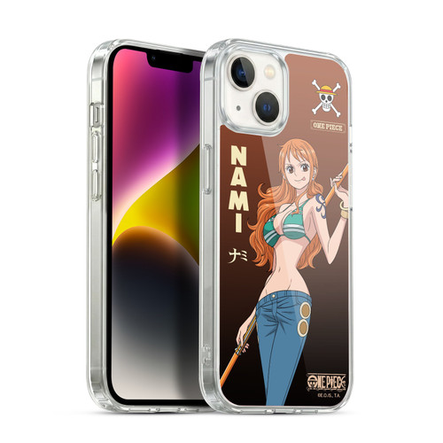 One Piece Graphic Art Nami Soft Gel Case for Apple iPhone 14 Plus & MagSafe