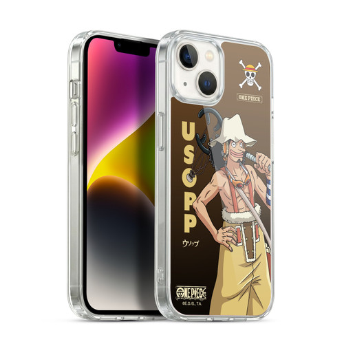 One Piece Graphic Art Usopp Soft Gel Case for Apple iPhone 14 Plus