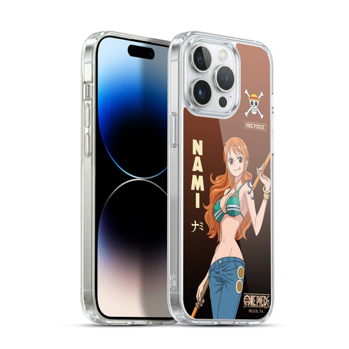 One Piece Graphic Art Nami Soft Gel Case for Apple iPhone 14 Pro Max