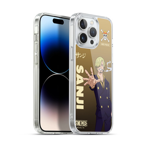 One Piece Graphic Art Sanji Soft Gel Case for Apple iPhone 14 Pro Max & MagSafe