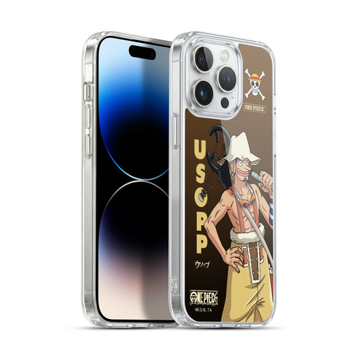 One Piece Graphic Art Usopp Soft Gel Case for Apple iPhone 14 Pro Max