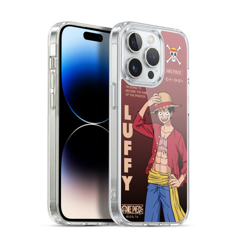 One Piece Graphic Art Monkey D. Luffy Soft Gel Case for Apple iPhone 14 Pro & MagSafe