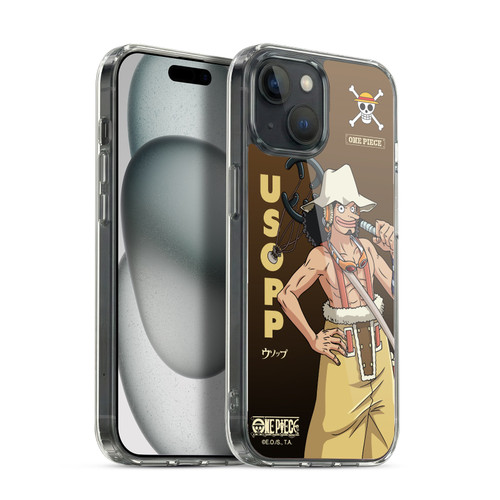One Piece Graphic Art Usopp Soft Gel Case for Apple iPhone 15 & MagSafe