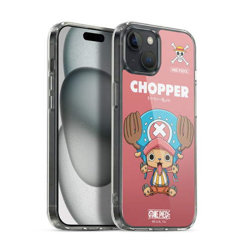 One Piece Graphic Art Chopper Soft Gel Case for Apple iPhone 15 Plus & MagSafe